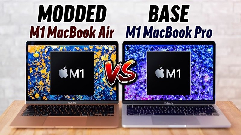 國外 YouTuber 實測 M1 MacBook Air 貼上導熱矽膠片後，效能有感提升（更接近 MacBook Pro）
